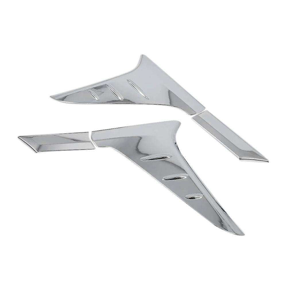 Car ABS Chrome 2Pcs Rear Window Spoiler Trims Cover for Encino 2017 2018 2019