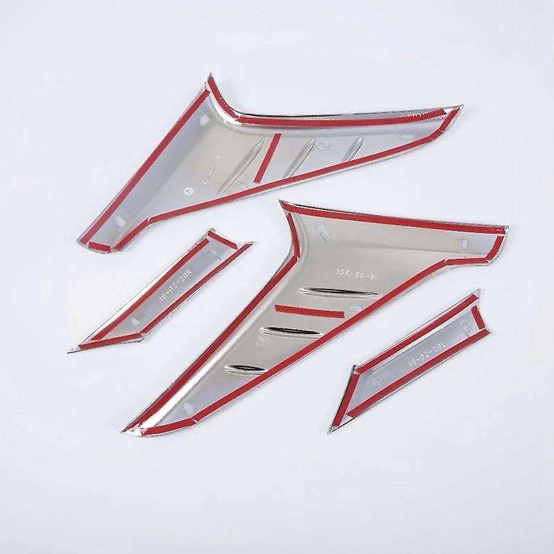 Car ABS Chrome 2Pcs Rear Window Spoiler Trims Cover for Encino 2017 2018 2019