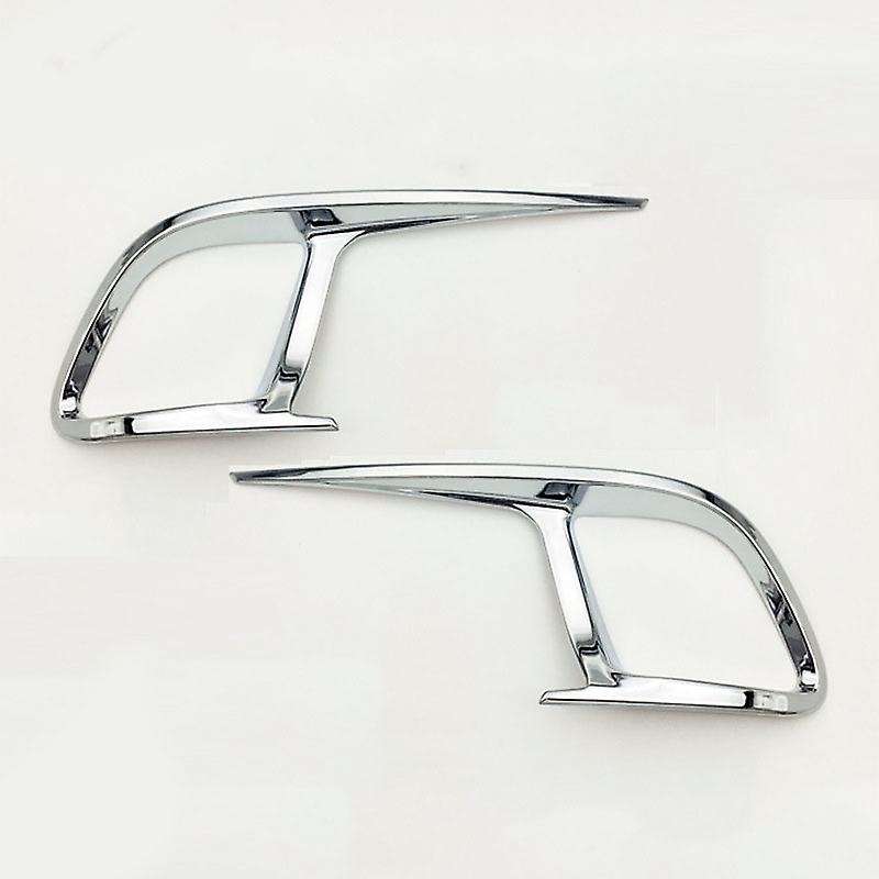Car ABS Chrome Rear Bumper Lamp Cover Rear Fog Light Cover Trim for 2015-2020