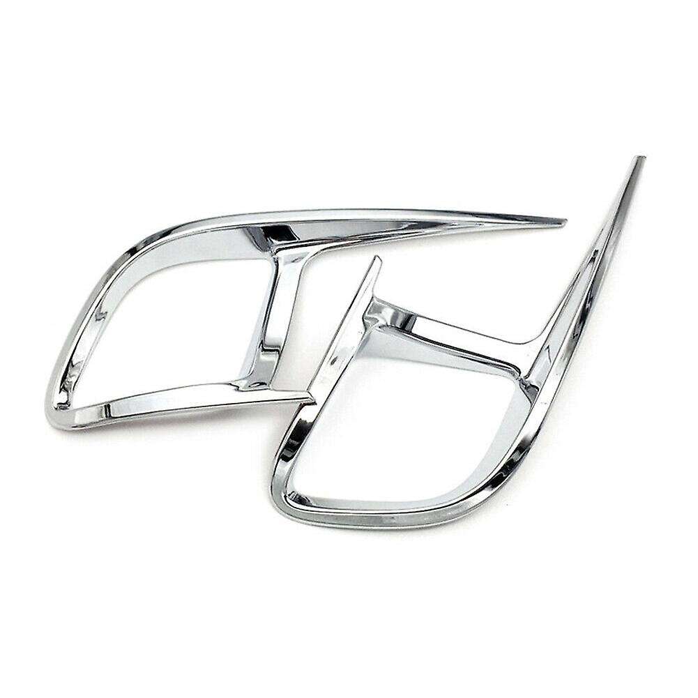 Car ABS Chrome Rear Bumper Lamp Cover Rear Fog Light Cover Trim for 2015-2020
