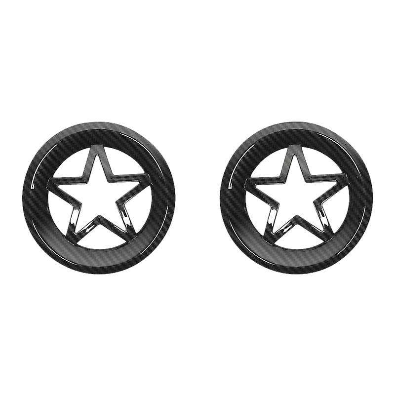 Car ABS Fog Lights Cover Trim, Car Fog Light Housings Decorative Trim for 2019-2020