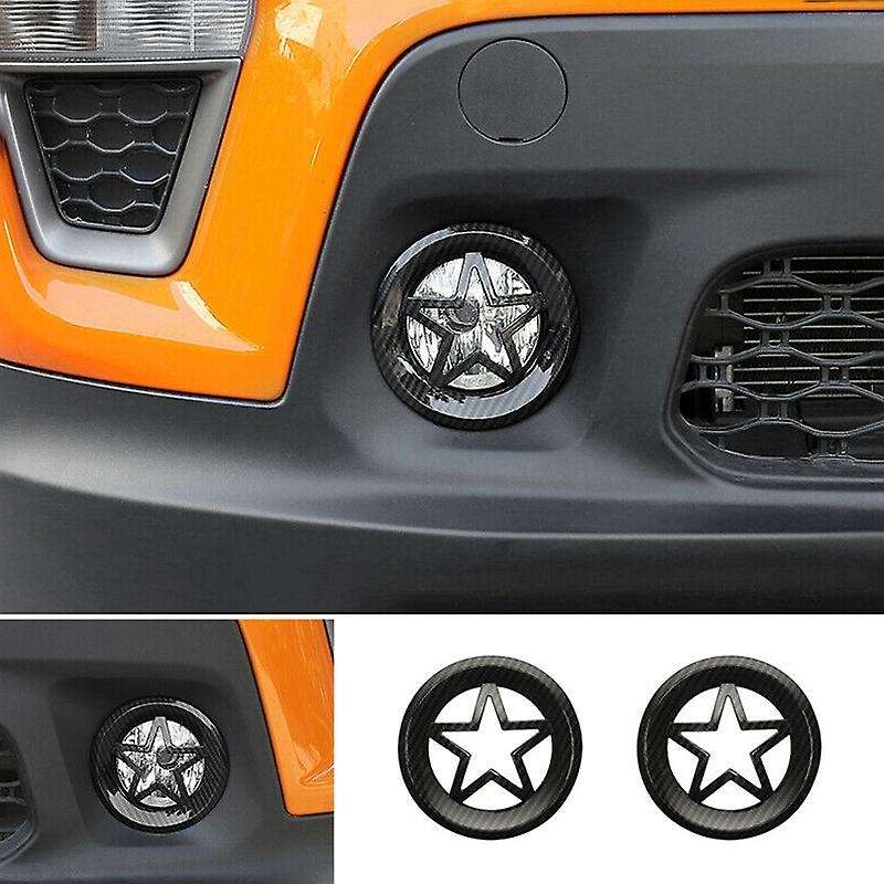 Car ABS Fog Lights Cover Trim, Car Fog Light Housings Decorative Trim for 2019-2020