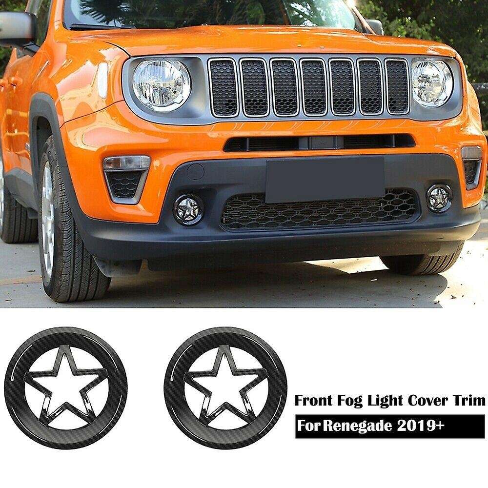 Car ABS Fog Lights Cover Trim, Car Fog Light Housings Decorative Trim for 2019-2020