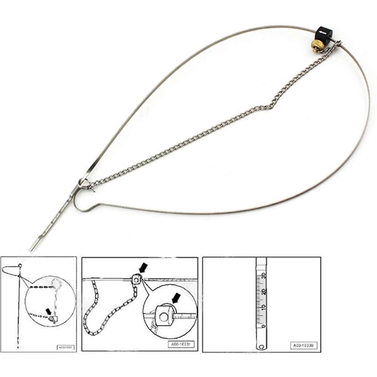 Car Adjustable Oil Gauge Tool for - A6 A5 A4 2.0L 3.2L 4.2L T40178