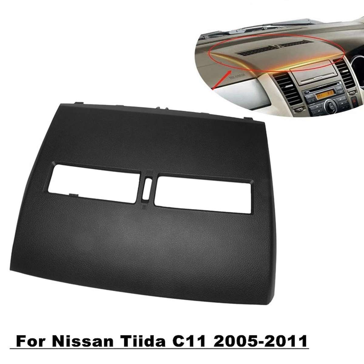 Car air conditioner outlet finisher for Tiida 2005-20