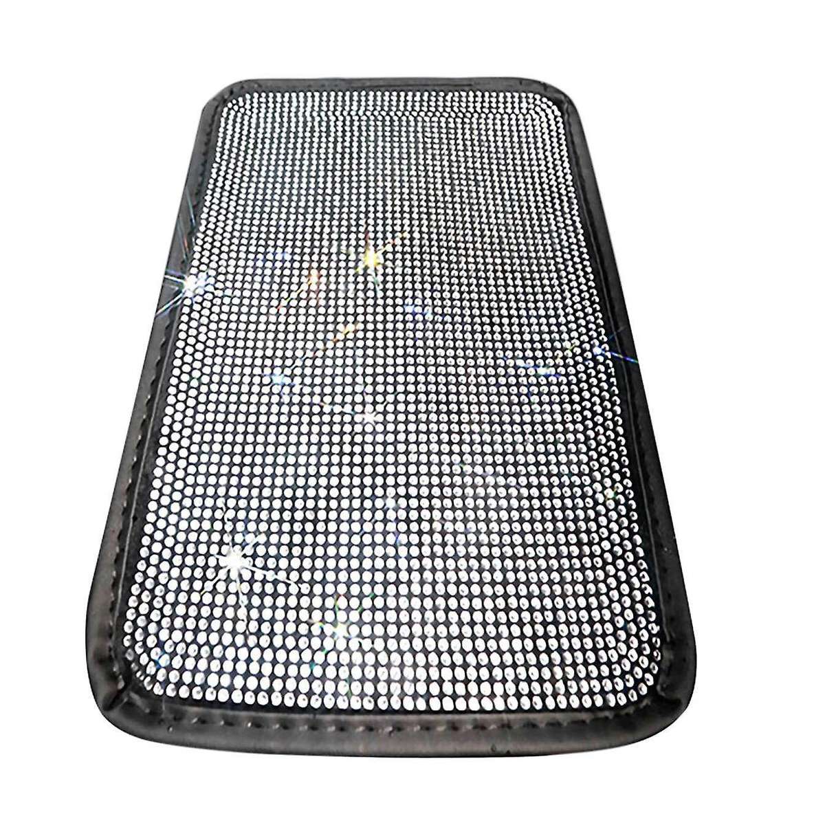 Car Armrest Bling Cover Cute Charming Auto Center Console Crystal Rhinestone Car Arm Rest Cushion()