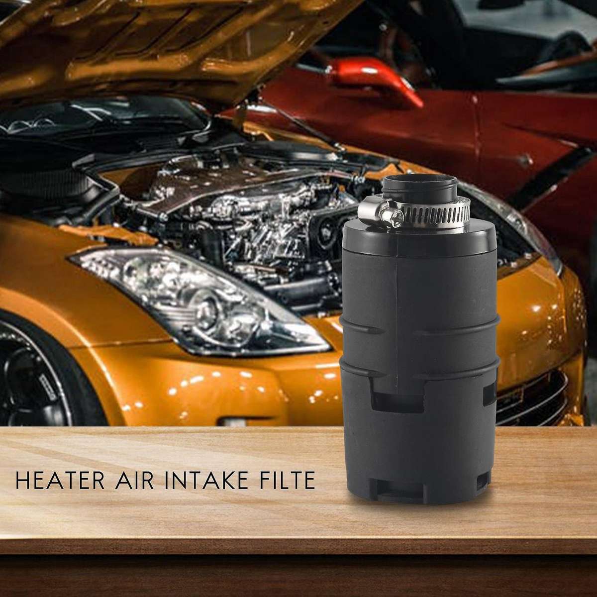 Car Auto 25mm Parking Heater Air Intake Filter with Clip for Eberspacher Webasto Dometic