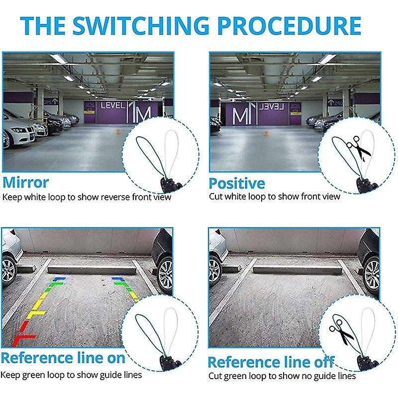 Car Backup Camera, Rear View Camera Ultra HD 12 LED Night Vision,Waterproof Reverse Camera 140 Wide