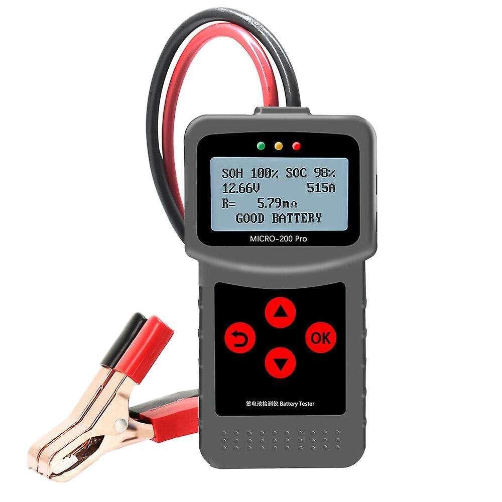 Car Battery Tester,12V 24V Portable Digital Diagnostic Tool Automotive Load Battery System Analyzer