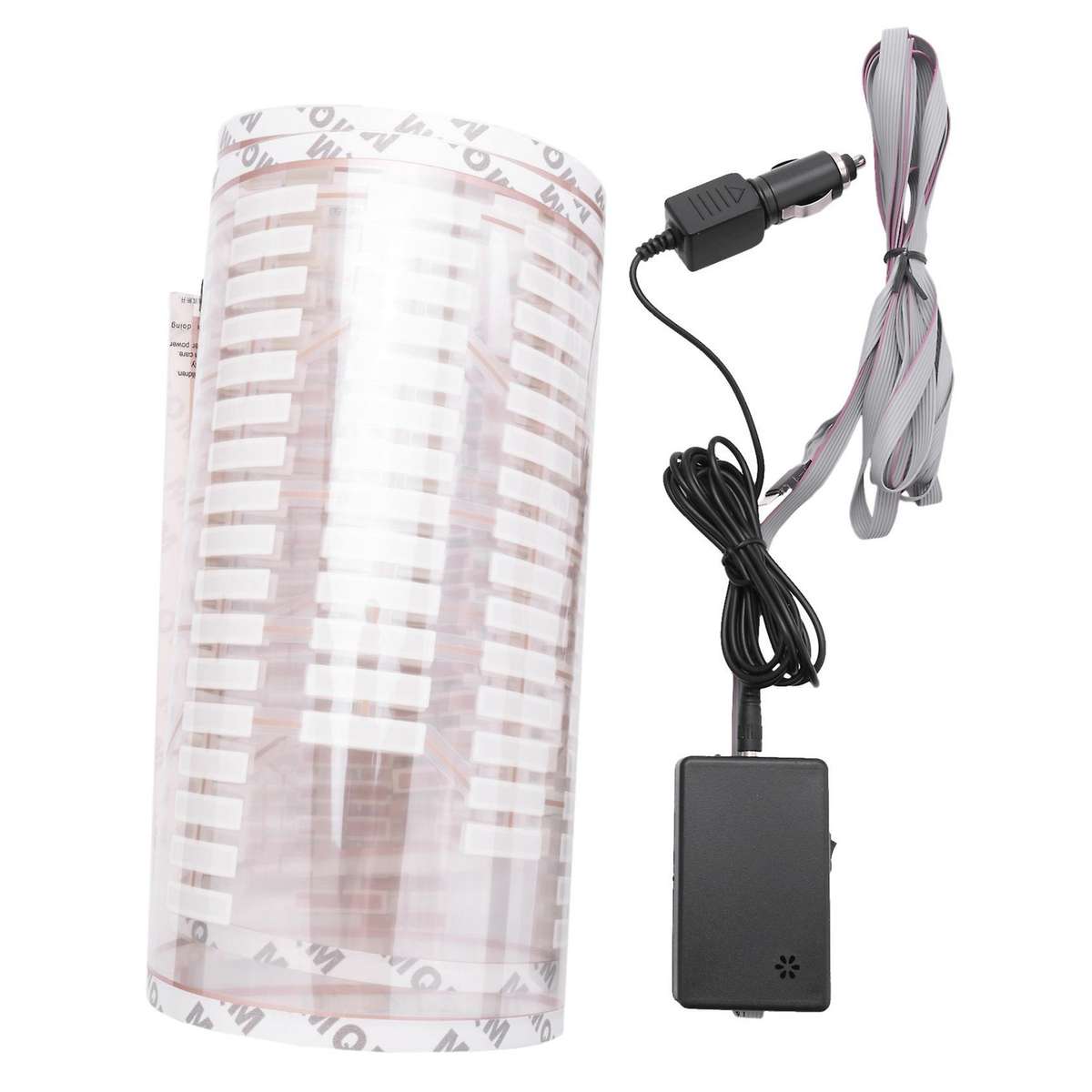 Car Blue LED Music Rhythm Flash Light Sound Activated Sensor Equalizer Rear Windshield Sticker Styli