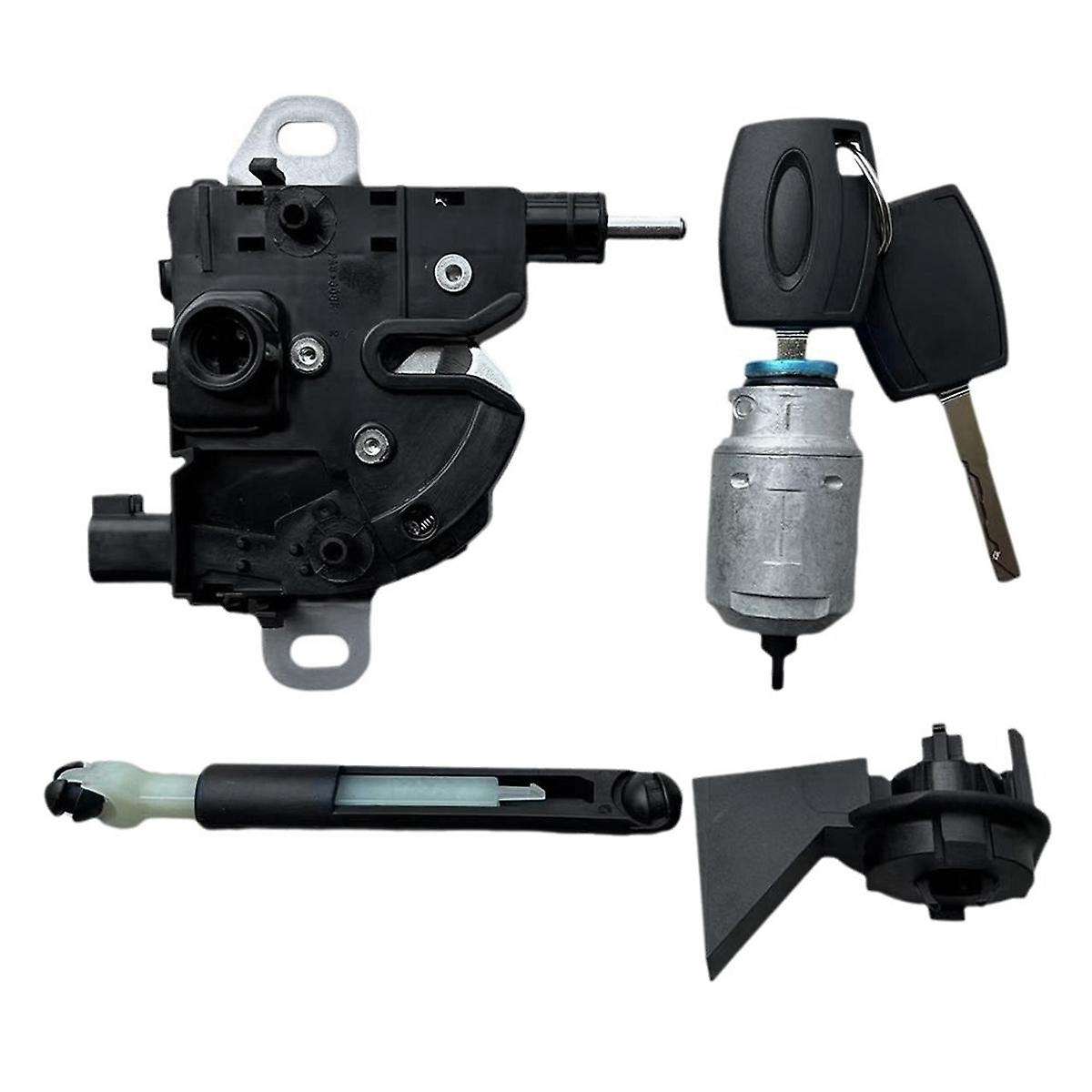 Car Bonnet Hood Release Lock Repair Kit Latch with 2 Keys 4M5AA16B970 for Focus MK2 2004-2012 135523