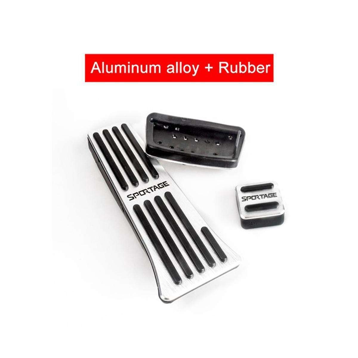Car Brake Accelerator Pedal Foot Rest Pedals Covers Non Pad At for 4 2016 2017 2018 2019 Accessory