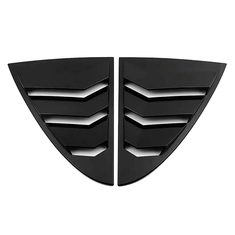 Car Bright Black Rear Window Louver Shutter Cover Trim for a Class W177 2019-2021 Window Louver Side