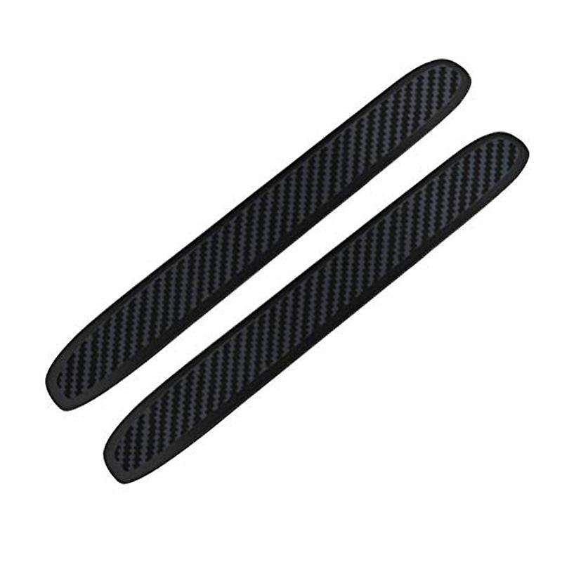 Car Bumper Protector Rubber Strips, Carbon Fibre Front and Rear Side Bumper Cover for SUV MPV Picku