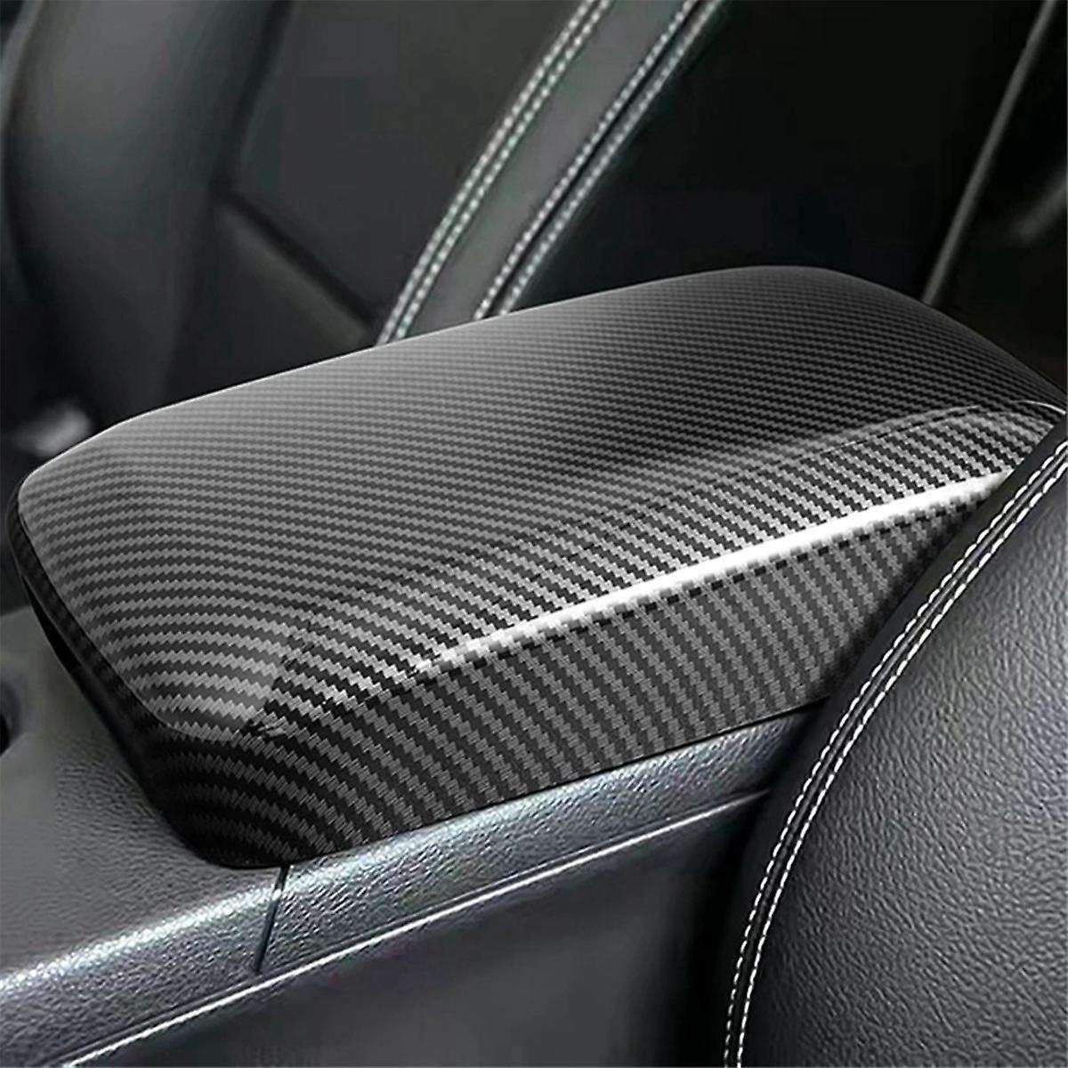 Car Center Armrest Box Panel Trim for Cla C117 Gla X156 A Class W176 13-18 Protecting Covers Carbon