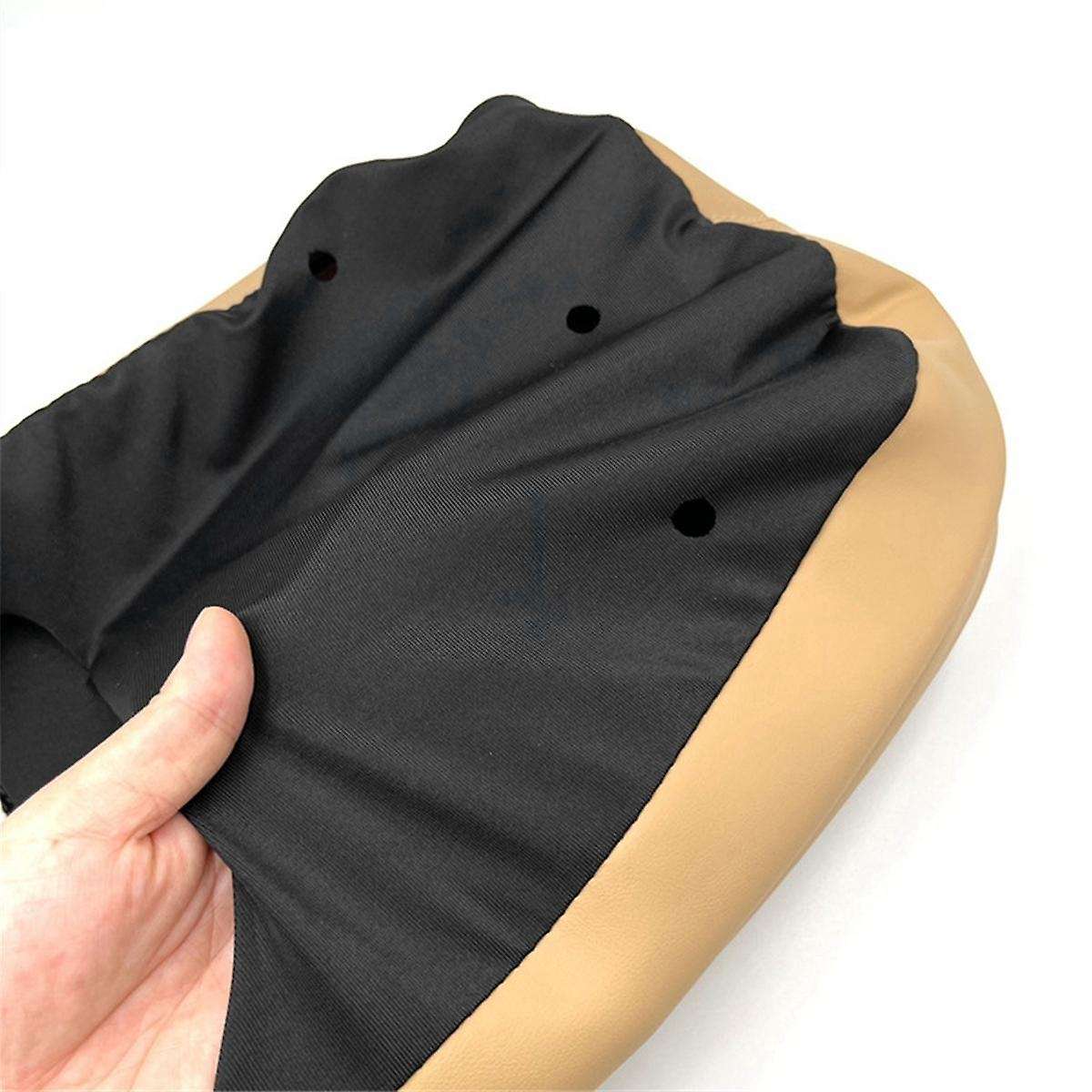 Car Center Console Armrest Box Pad Mat Cushion Cover Camel Fit for Carnival