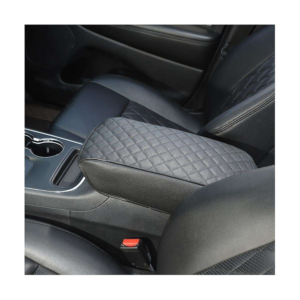 Car Center Console Armrest Cover for 2011-2020 Accessories Arm Rest Box Pad Console Lid Protection