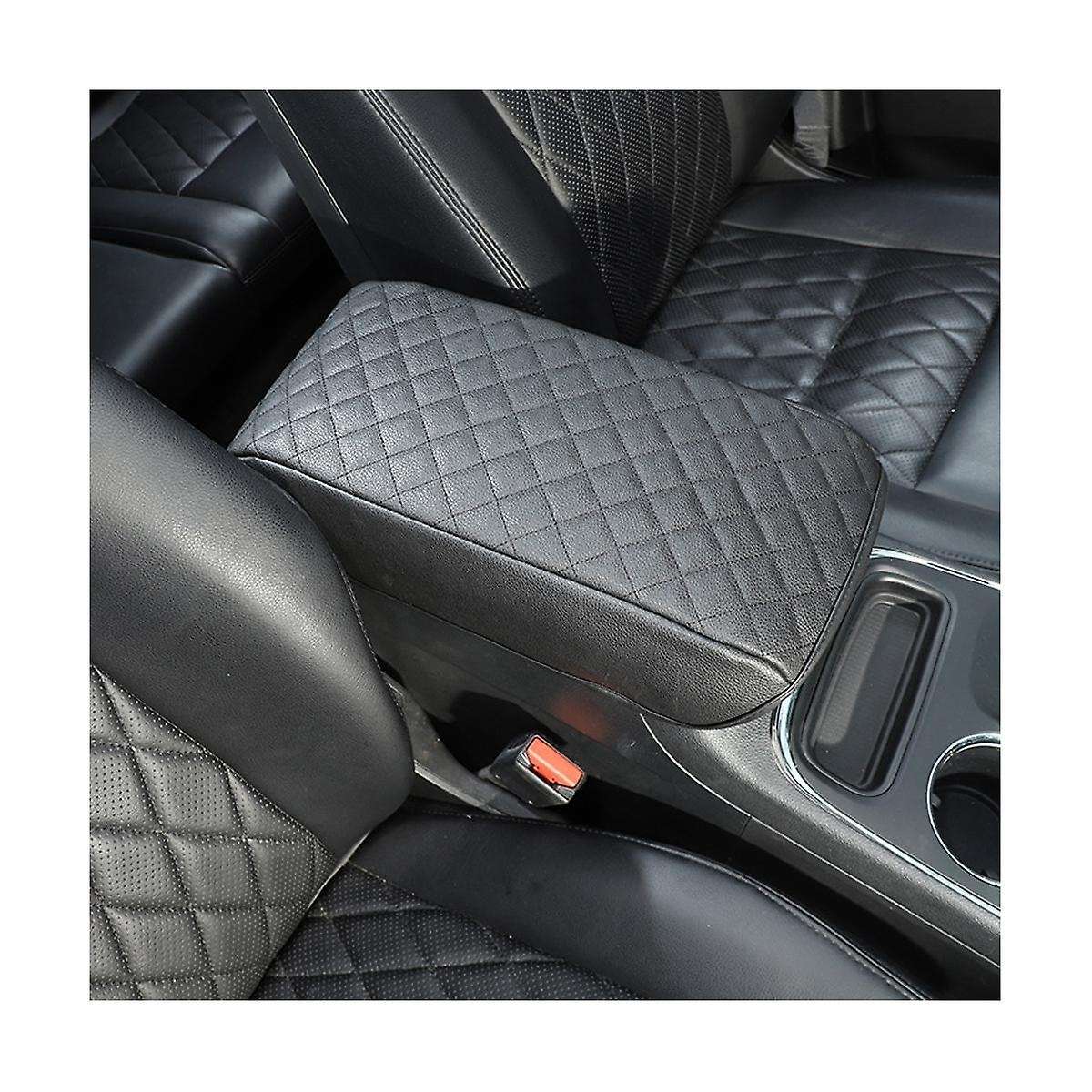 Car Center Console Armrest Cover for 2011-2020 Accessories Arm Rest Box Pad Console Lid Protection