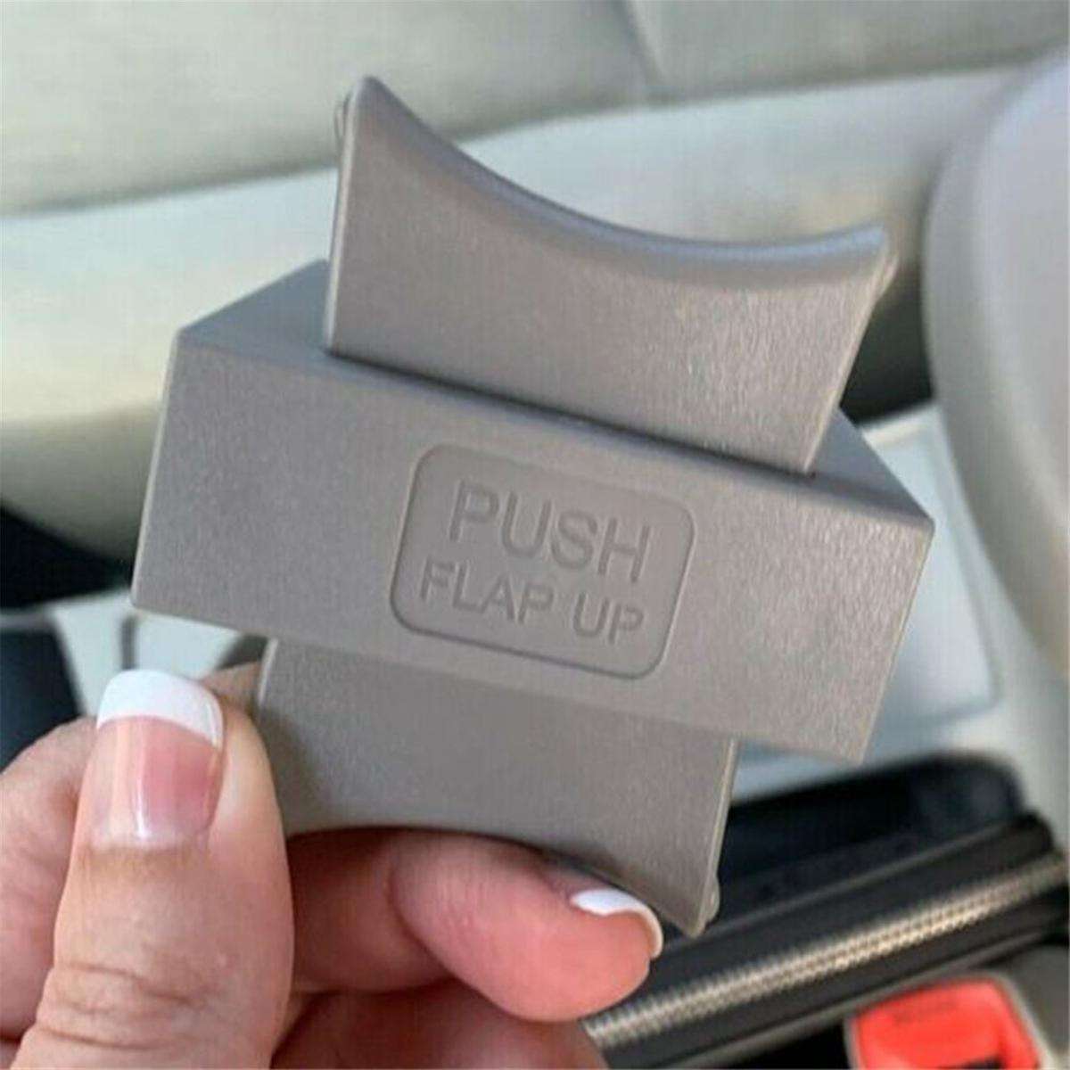 Car Center Console Cup Holder Partition 55620-02140 for 2009-2013 Folding Removable Cup Holder Gray