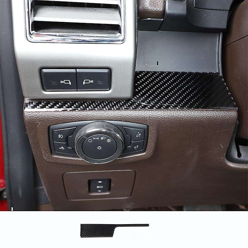 Car Central Console Dashboard Strip Trim Cover for 2015 2016 2017 2018 2019 2020 Carbon Fiber