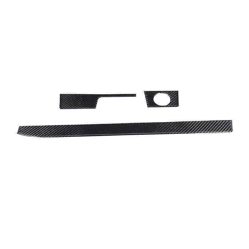Car Central Console Dashboard Strip Trim Cover for 2015 2016 2017 2018 2019 2020 Carbon Fiber