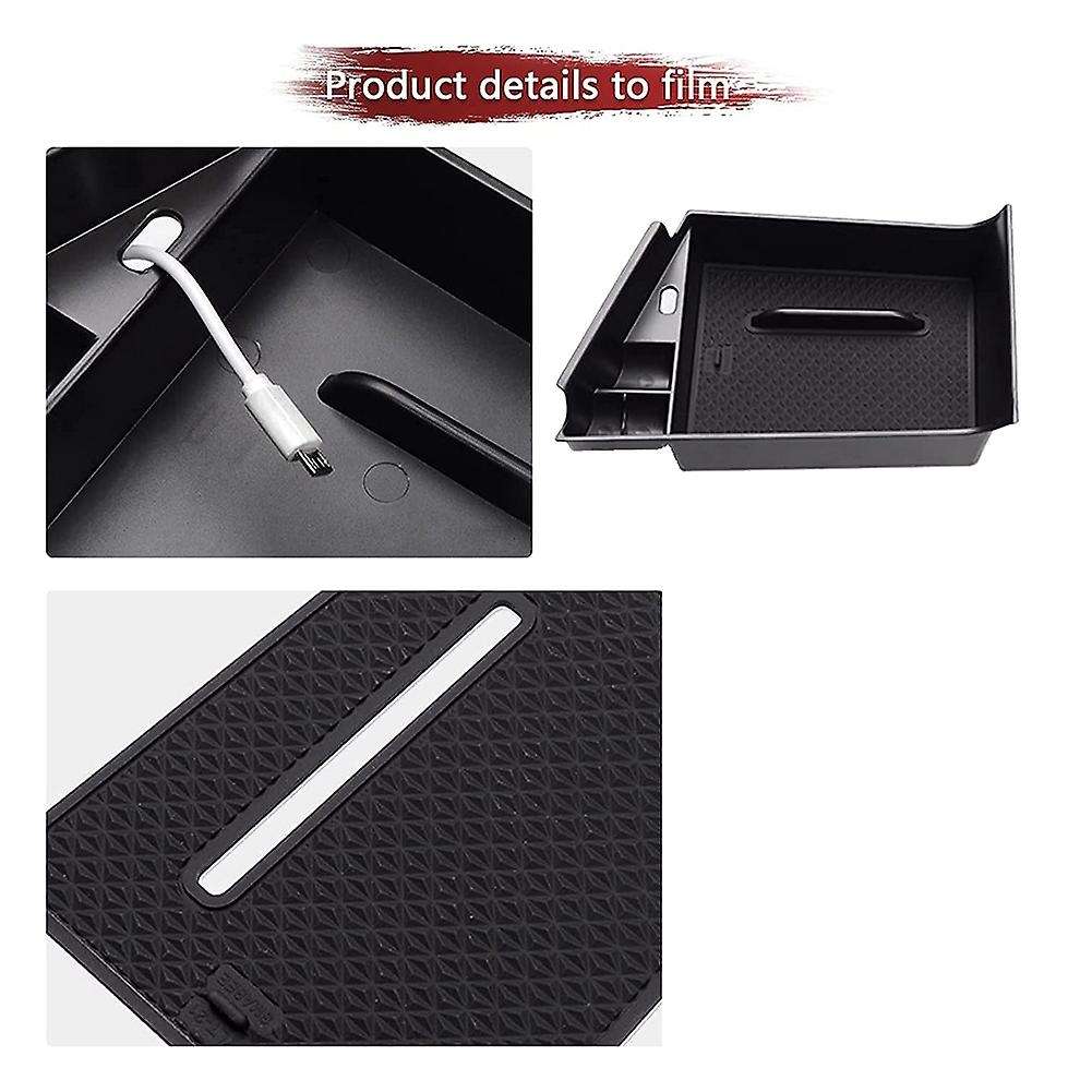 Car Central Console Organizer Armrest Storage Box Pallet Tray Glove Box Sunglasses Holder for 2021 L