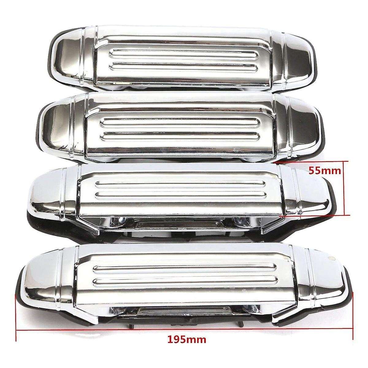Car Chrome Door Handle Accessories Compatible Mitsubishi Pajero 1992-1997