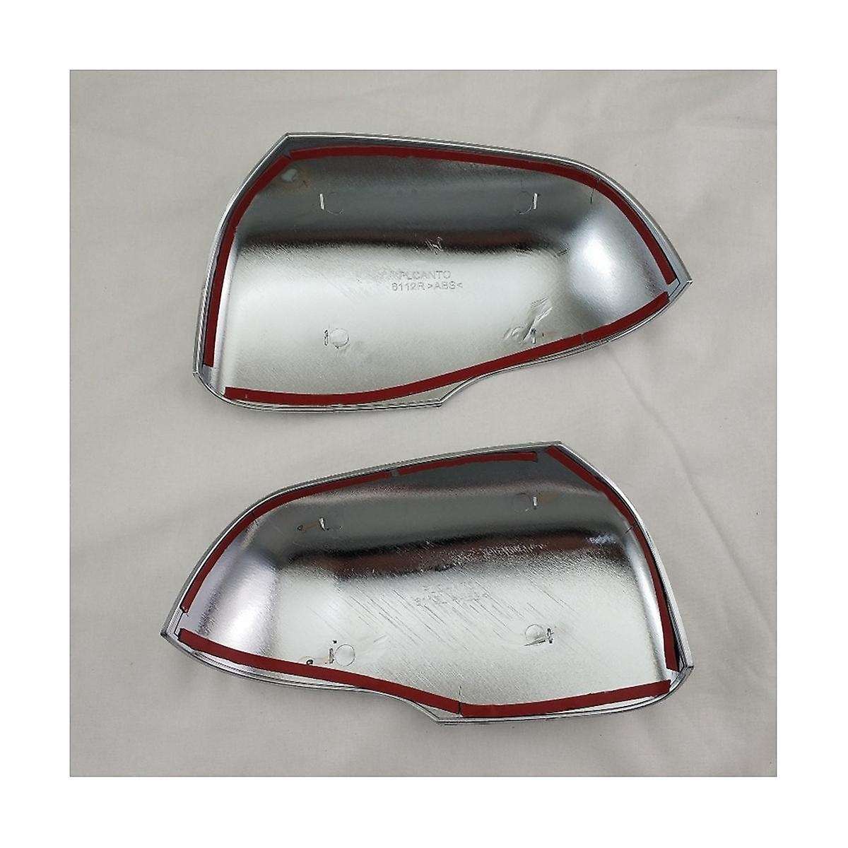 Car Chrome Silver Rearview Side Glass Mirror Cover Trim Rear Mirror Covers Shell for Picanto Mornin