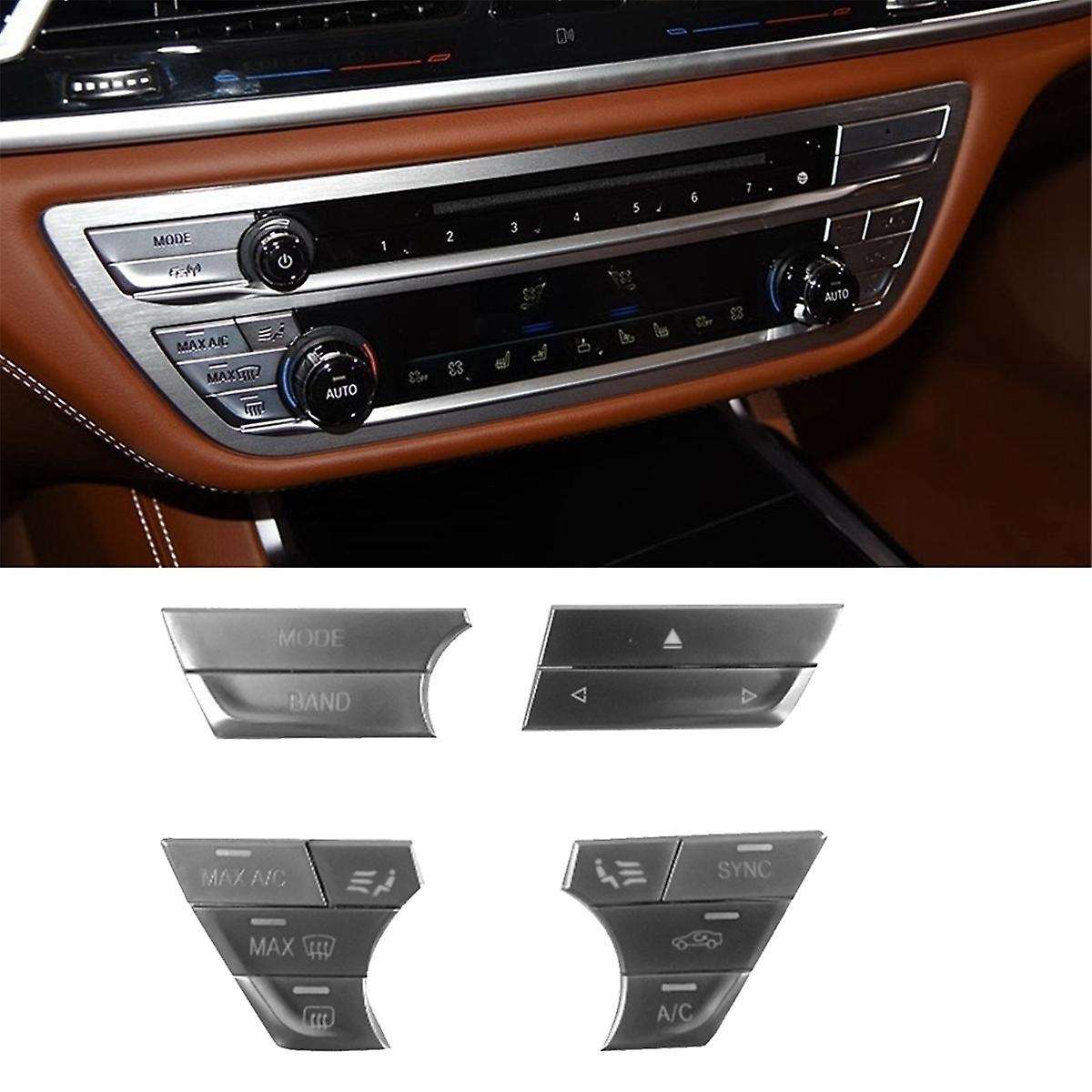 Car Console Dashboard Air Conditioning Control Push Button Cover 64117947869 for 5 6 7 Series G30 G3
