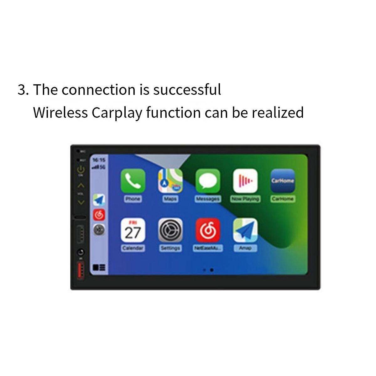Car Conversion Adapter for Carplay Adapter Car Wired to Wireless Convert Smart Box Interconnect Adap
