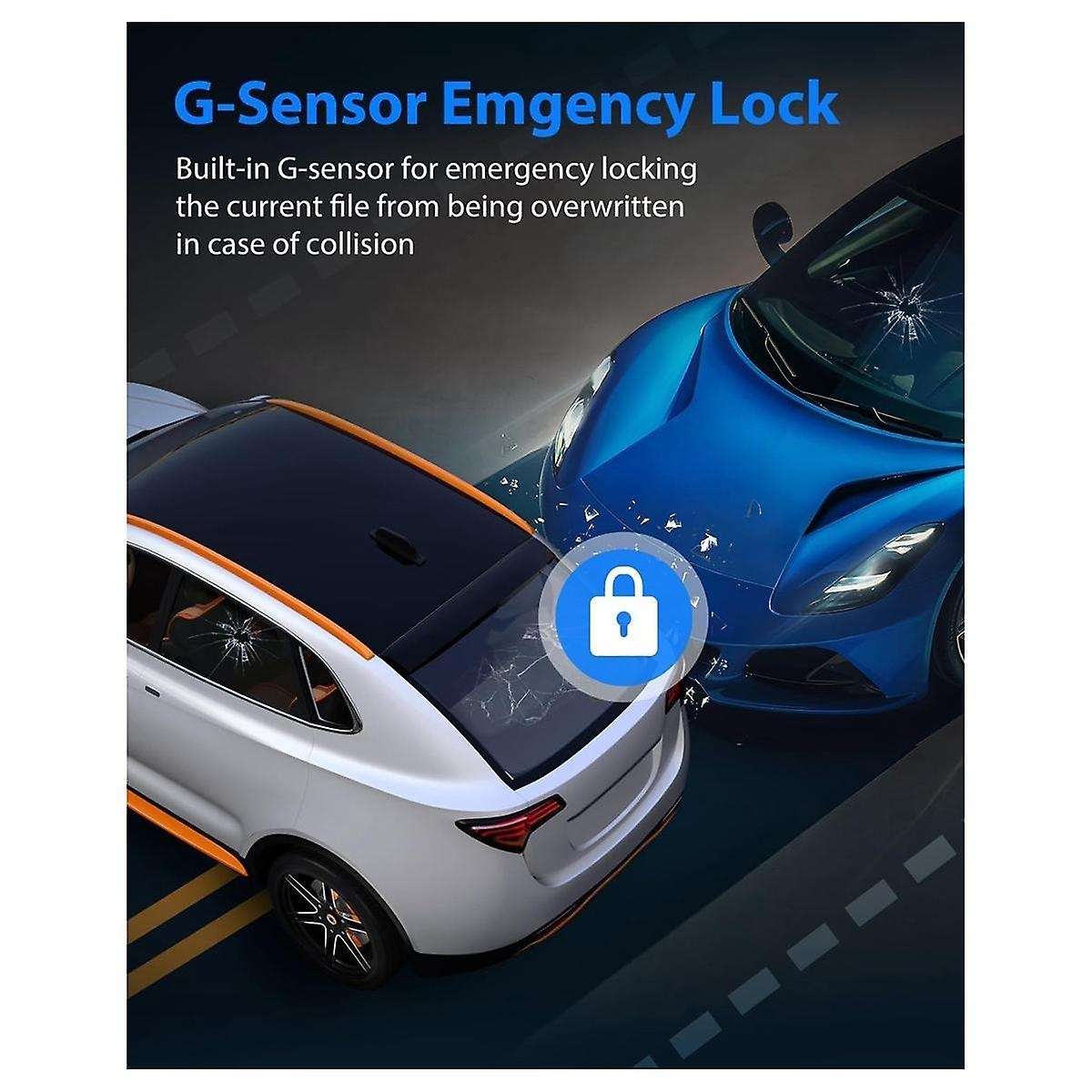 Car Dash Cam,3 Channel Dash Cam,1080p Dash Cam Front and Inside, Triple Dash Cam, G-sensor, 24hr Par