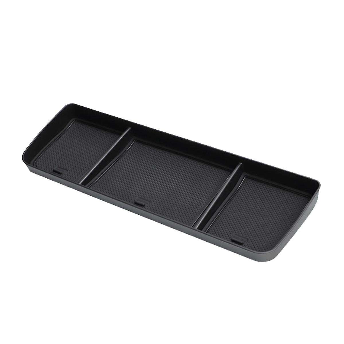 Car Dashboard Tray Center Console Hidden Storage Box Behind Screen Accessories Organizer Tidying for