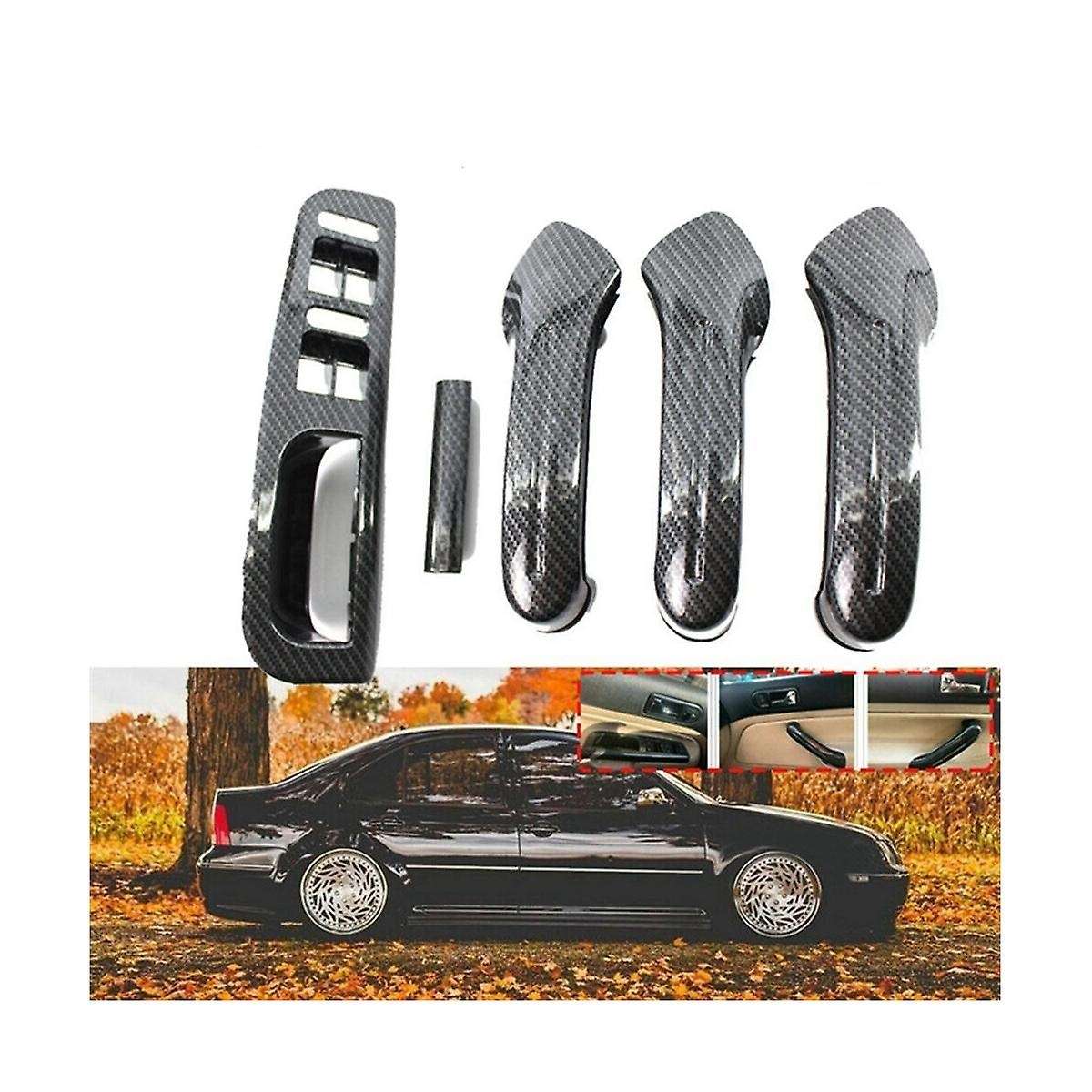 Car Door Pull Grab Handle for Golf 4 Mk4 for 1999-2004 3b1867171e(black)