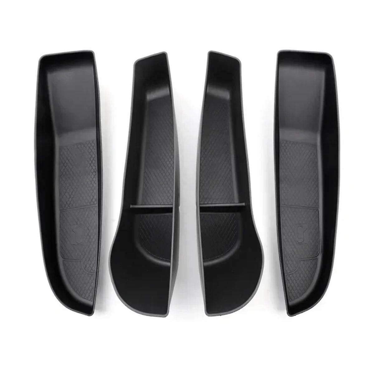 Car Door Side Storage Box for Model 3 2024 Door Armrest Umbrella Trash Can Tpe Model 3+ Accessories