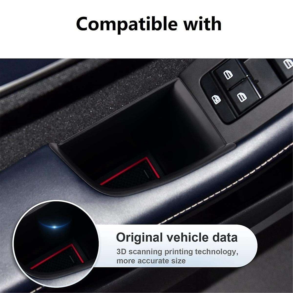Car Door Side Storage Box for -30 2020-2024 LHD Door Handle Organizer Accessories,Front Door