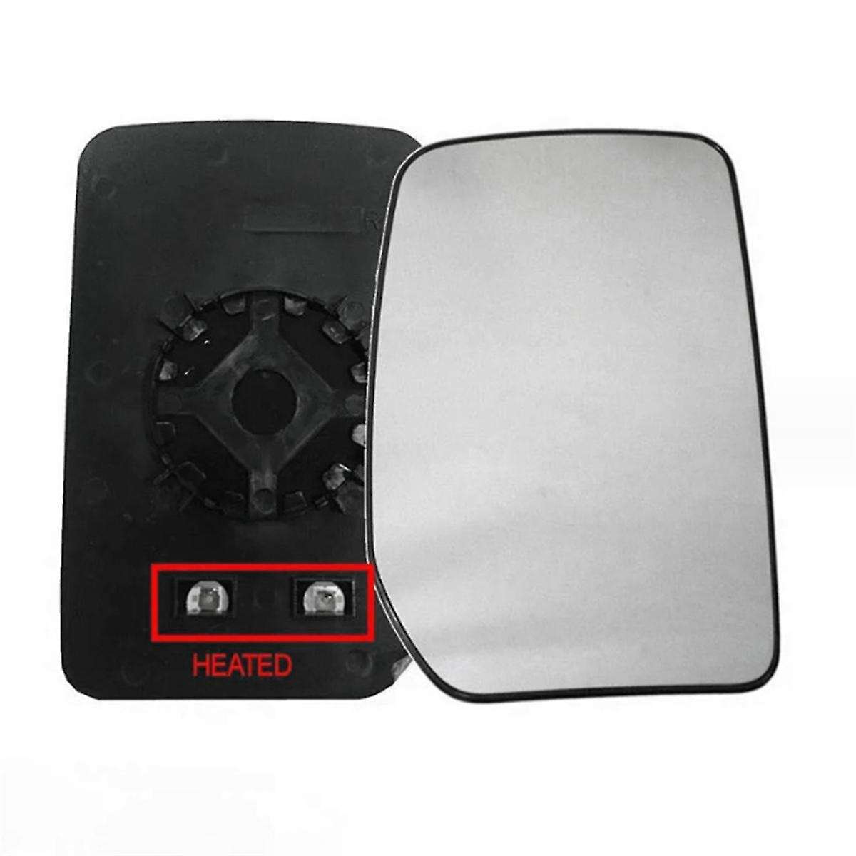 Car Door Wing Side Mirror Glass Heated with Backing Plate for Transit Mk6 Mk7 2000-2013 Car Accessor