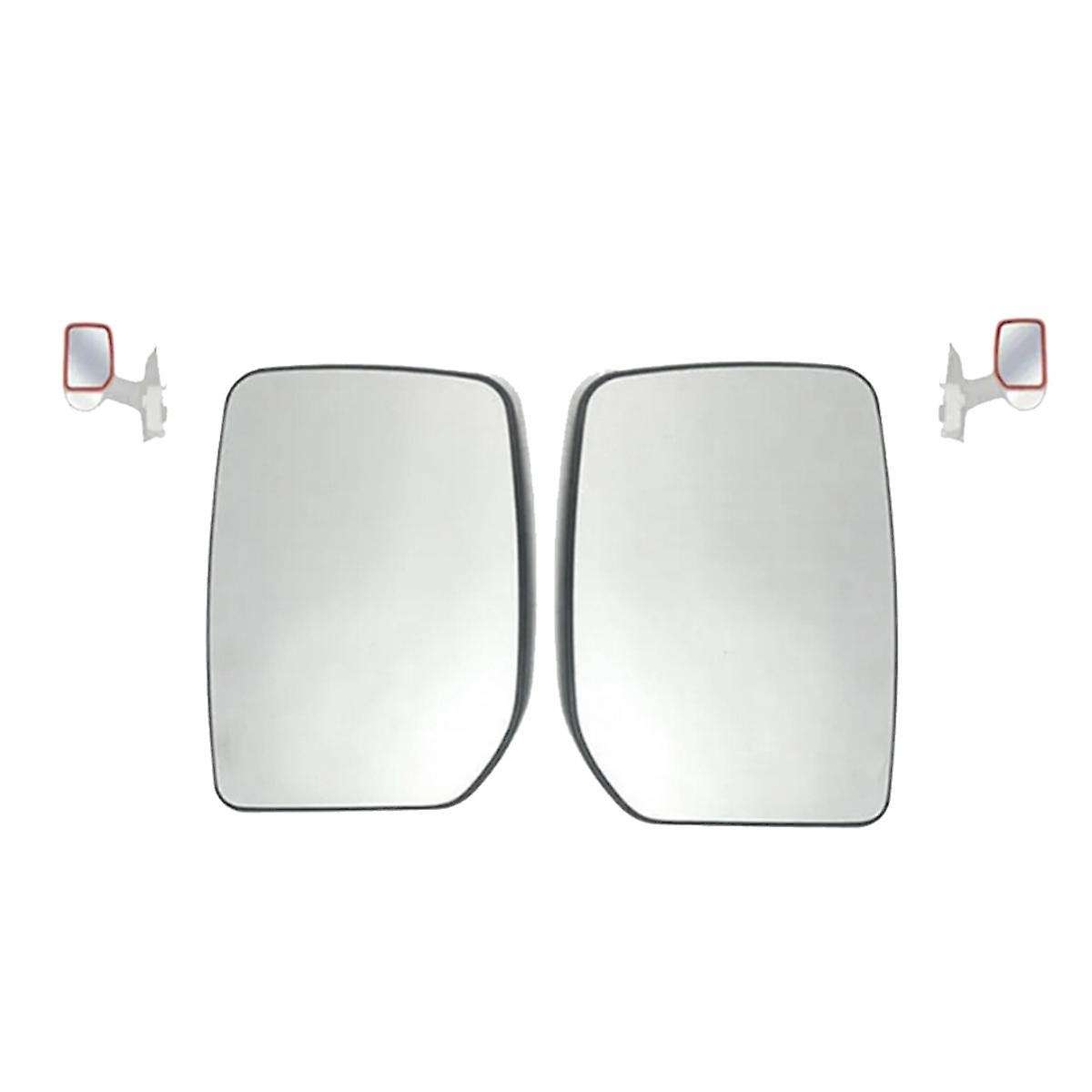 Car Door Wing Side Mirror Glass Heated with Backing Plate for Transit Mk6 Mk7 2000-2013 Car Accessor