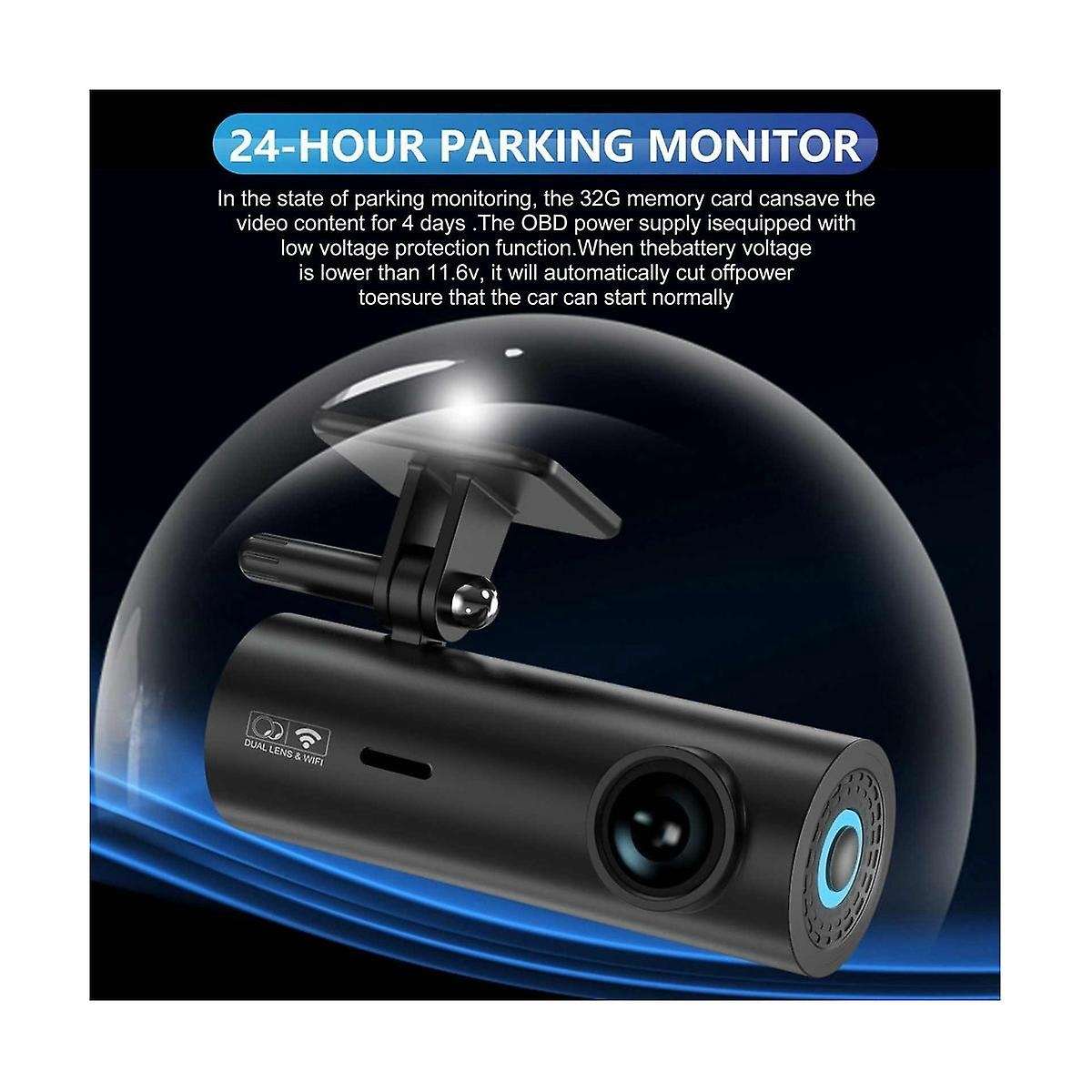 Car Dvr 2k+1080p Wifi Front View Camera Hd Driving Recorder Night Vision Driving Recorder