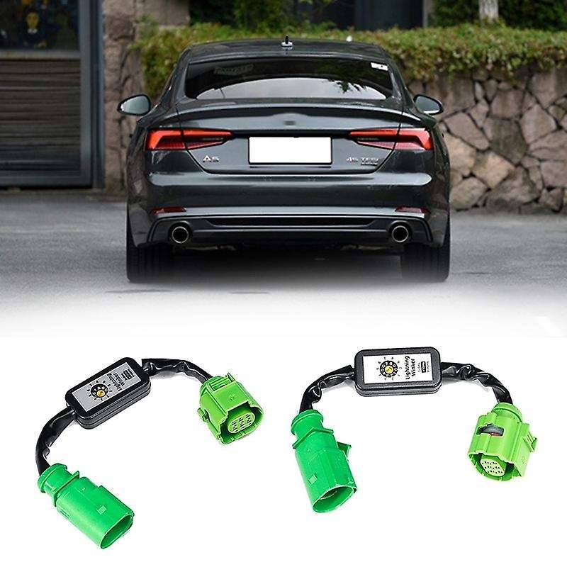 Car Dynamic Add-on Module Cable Wire Harness Tail Light Turn Signal Indicator LED Taillight for  A5