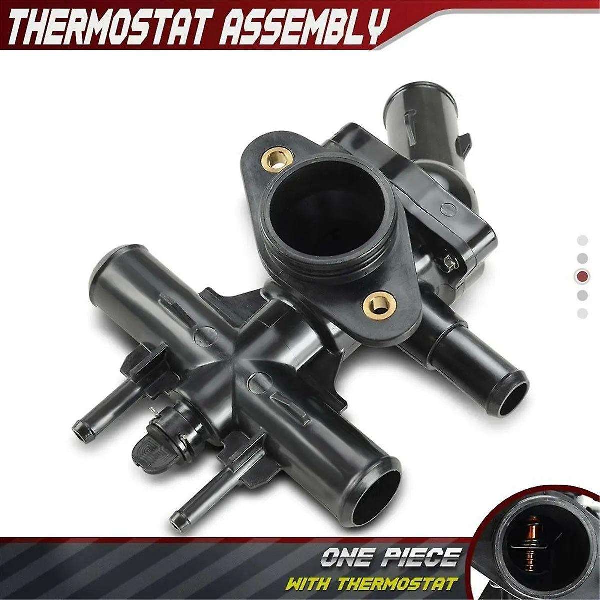 Car Engine Thermostat Housing Assembly for Freestyle 500 Montego 3.0L 2005-2007 5F9Z18599BA 5F9Z8592