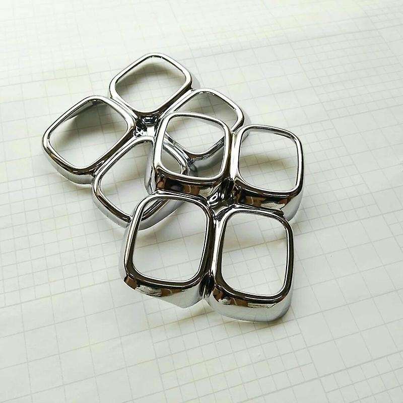 Car Exterior Decoration Front Fog Light Cover Trim Bezel Garnish 4-Hole Fog Lamp Cover for KX5 2017-