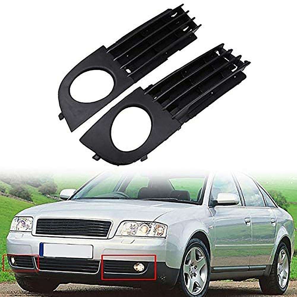 Car Fog Light Lamp Cover Bumper Grill Fit for - A6 C5 2002-2005