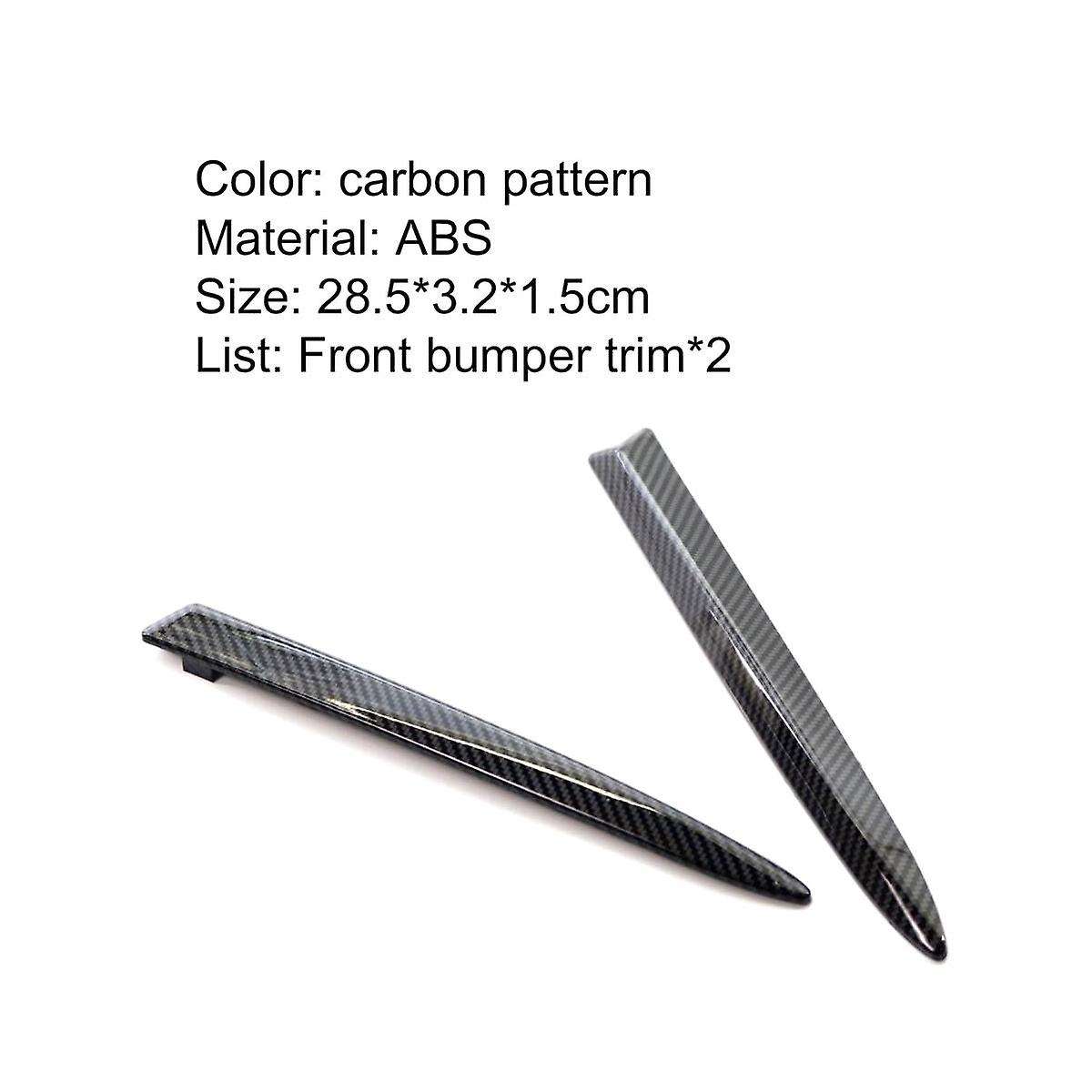 Car Front Bumper Moulding Trim for 500 2007-2015 735455041 735455042
