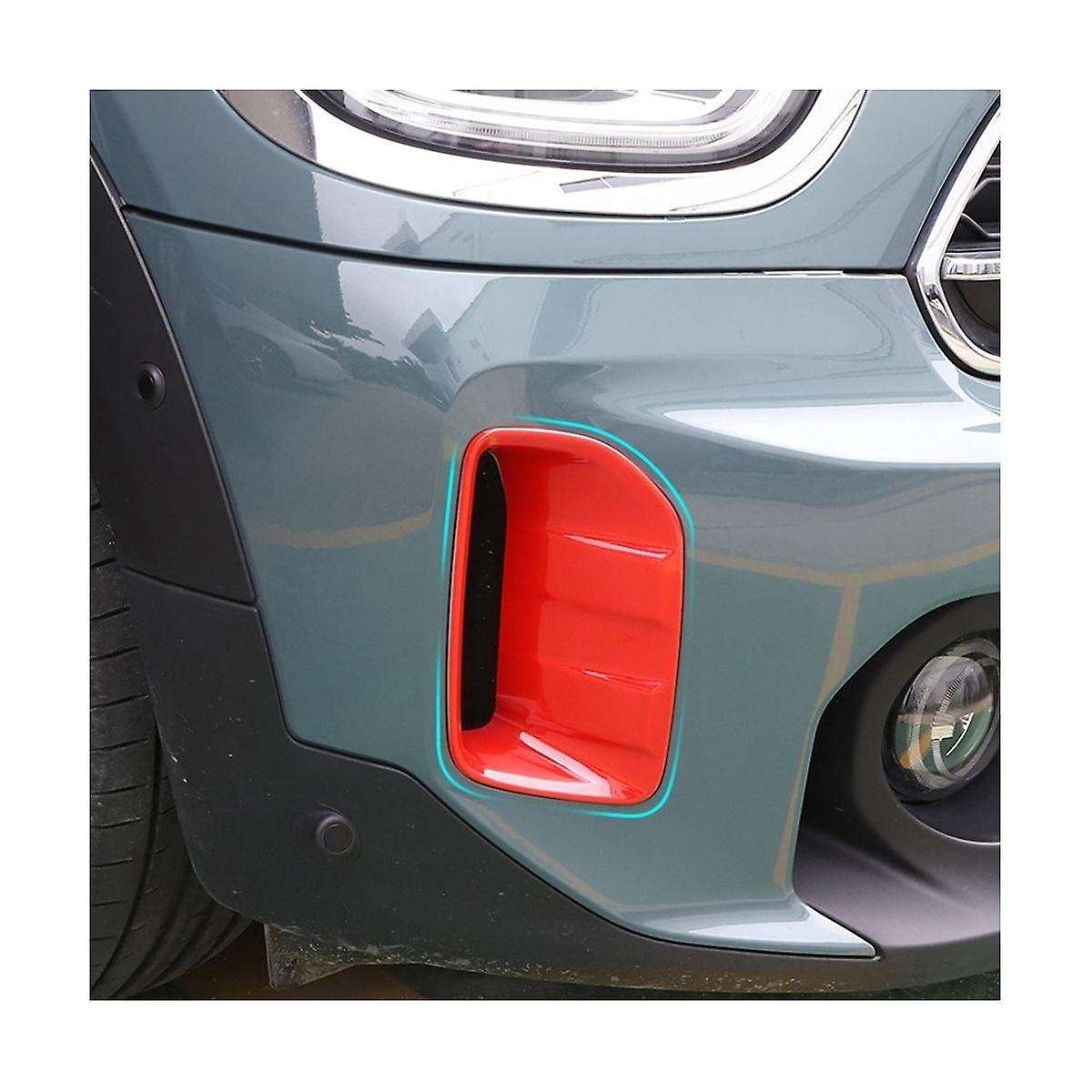 Car Front Bumper Side Intake Frame Cover for F60 2017-2022 Countryman Duct Outlet Hood Shell Case