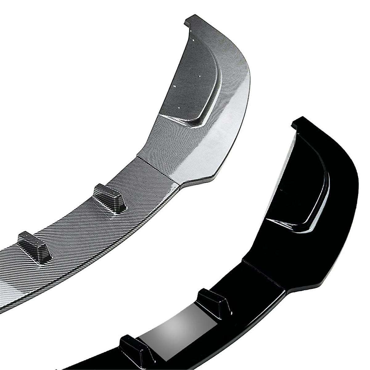 Car Front Bumper Splitter Lip Diffuser Spoiler Cover Guard for C-class W204 2011-2014 Carbon Fiber P