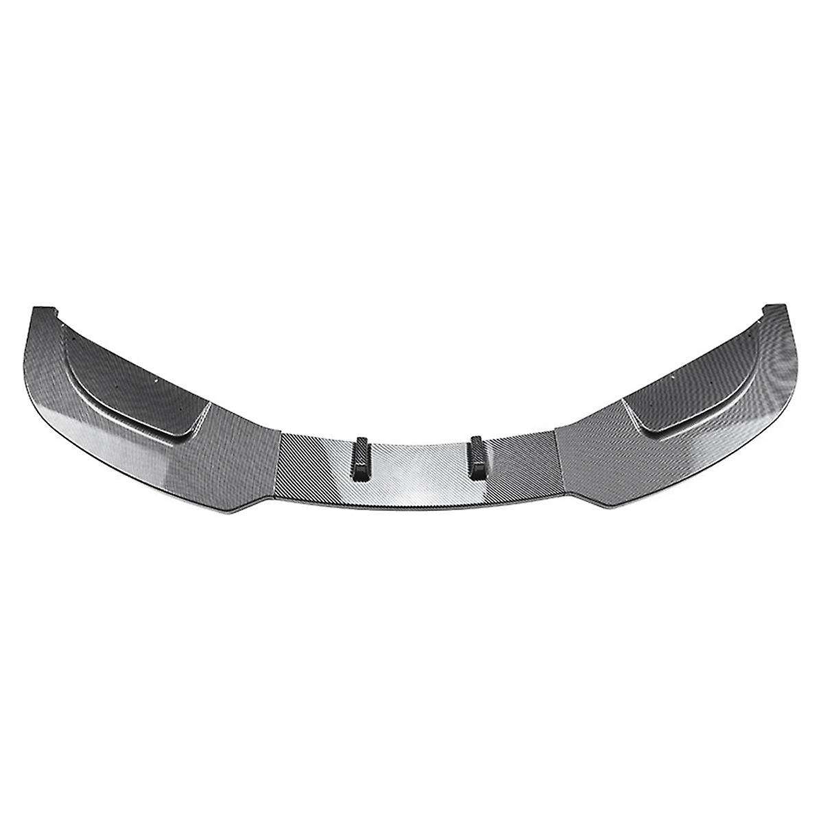 Car Front Bumper Splitter Lip Diffuser Spoiler Cover Guard for C-class W204 2011-2014 Carbon Fiber P