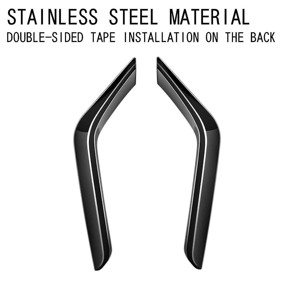 Car Front Bumper Splitter Spoiler Decorative Trims Fog Light Canard for Alphard 40 Series 2023+ Glo