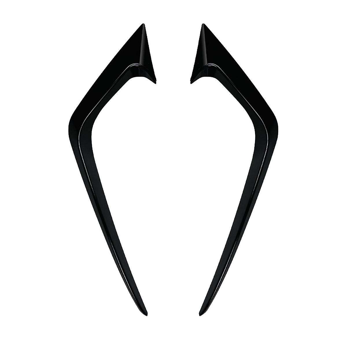 Car Front Bumper Splitter Spoiler Decorative Trims Fog Light Canard for Fiesta St Mk6 2012-2017 Glo