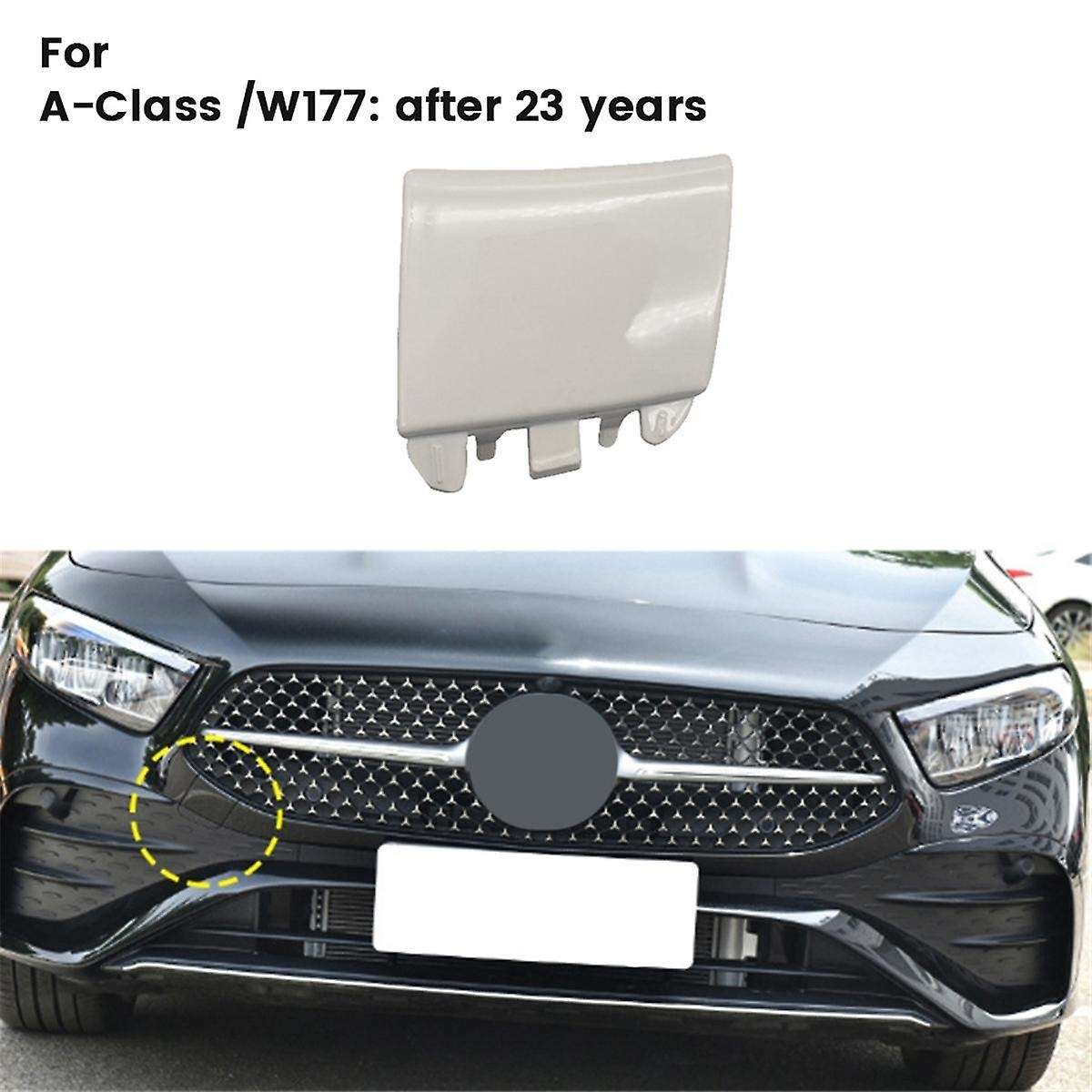 Car Front Bumper Tow Hook Cover Cap Painted 1778859005 for A-Class W177 2023+ White