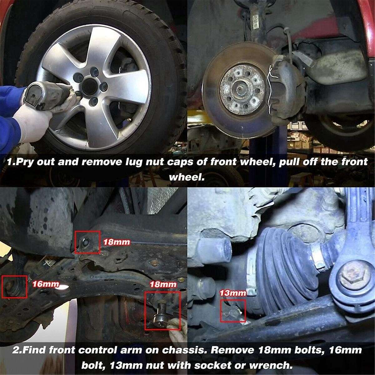 Car Front Control Arm Bushings Kit for MK4 Golf/ MK2 MK3 MK4 -2006 Polyurethane Red Car Accessories